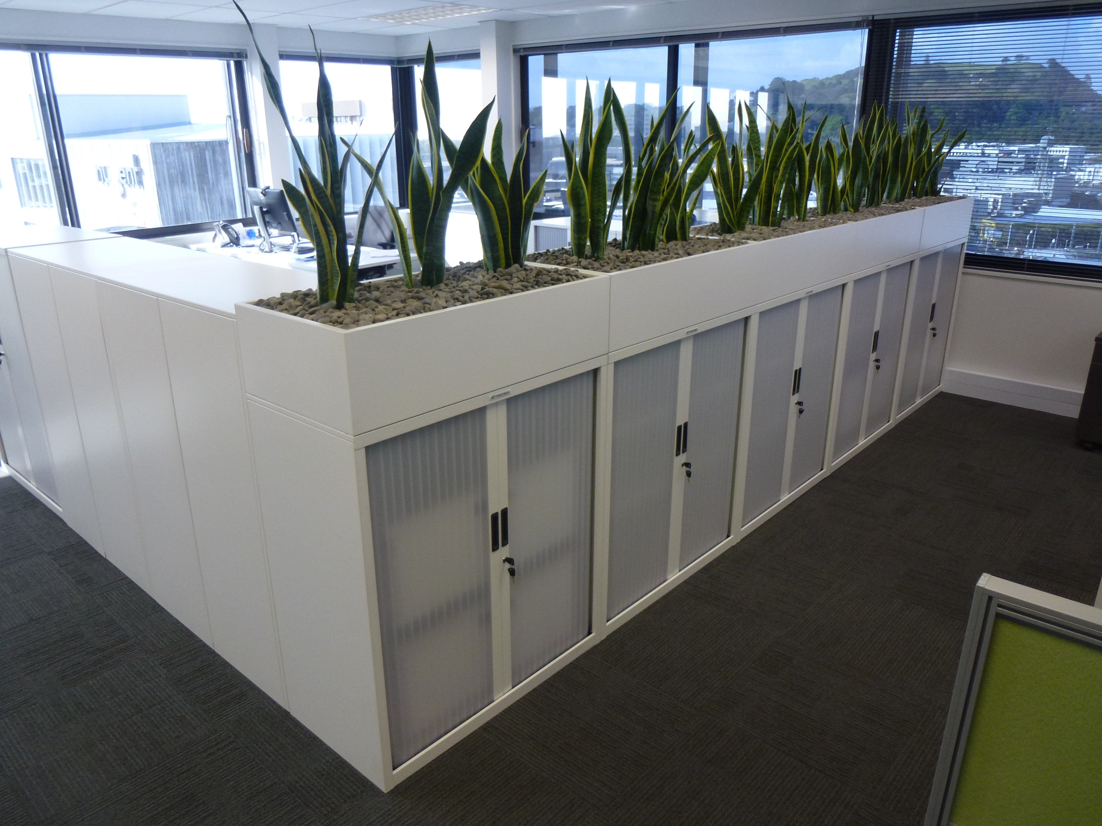 Tambour Door Cabinet Office Furniture Package – Office Products Online