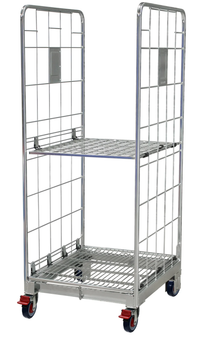 Zinc-Plated Roll Cage with A Base - 3 Variations