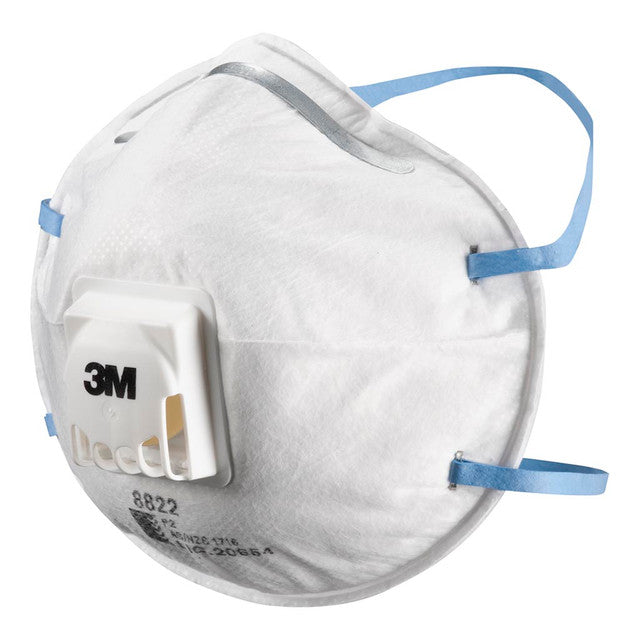 3M Respirator Valved Particulate 8822 P2 - Pack of 10