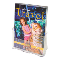 A4 Single Pocket Free Standing Brochure Holder - Low Back