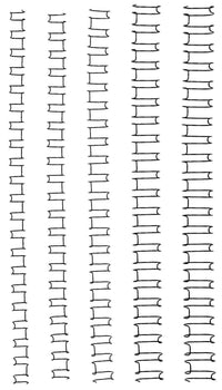 GBC Ibico 21 Loop Wire Binding Coils in Silver - 2 Sizes