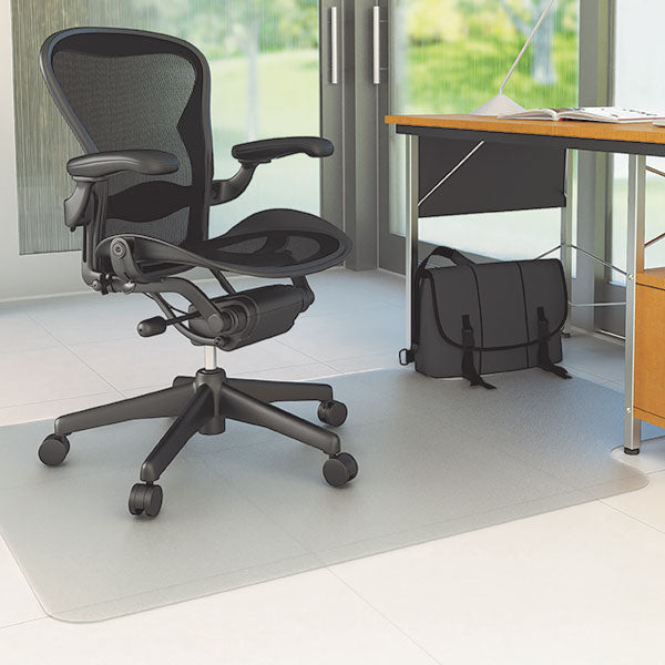 Marbig EconoMat PVC Chair Mat - for Hard Floors - 1140mm x 1340mm
