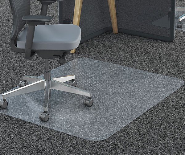 Marbig Polycarbonate Chair Mat - for any Pile Carpet - 900mm x 1200mm Rectangle