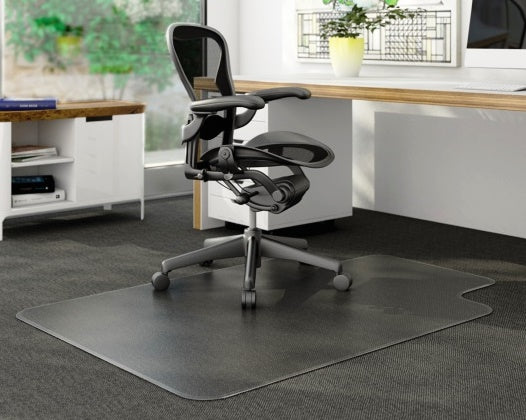 Marbig DuraMat PVC Chair Mat - Low Pile - 1140mm x 1340mm