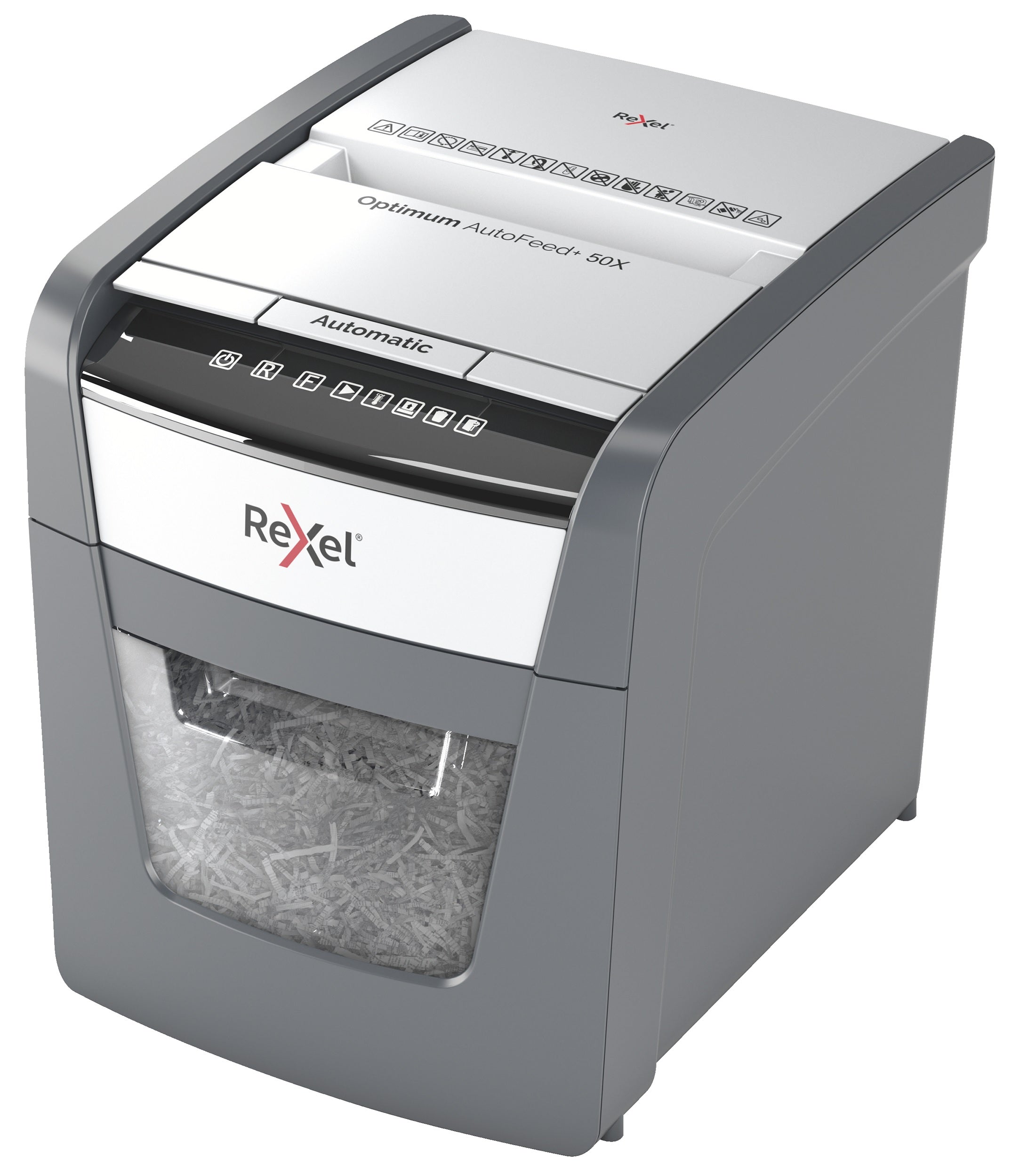 Rexel Optimum Autofeed Shredder - 50X Cross Cut