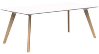 Oslo Boardroom Table with White Top - 3 Sizes