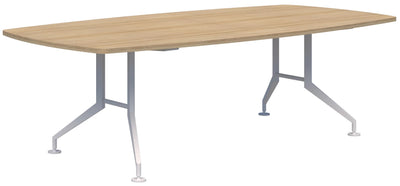 Shot Boardroom Table with Barrel Shape Top - 2 Sizes
