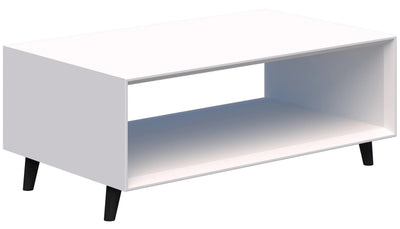 Oslo Box Coffee Table in White - 3 Sizes