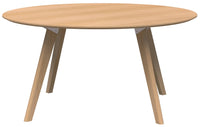 Oslo Round 4-Leg Meeting Table with Tasmanian Ash Veneer Top - 2 Sizes