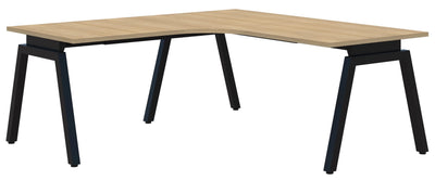 Balance Fixed Height Angled Leg 90 Degree Workstation - 2 Sizes