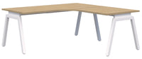 Balance Fixed Height Angled Leg 90 Degree Workstation - 2 Sizes
