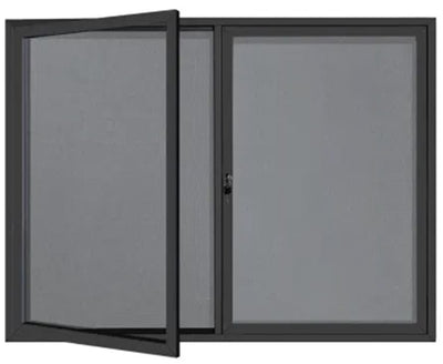PROWITE Lockable Notice Board - 1200mm x 1200mm