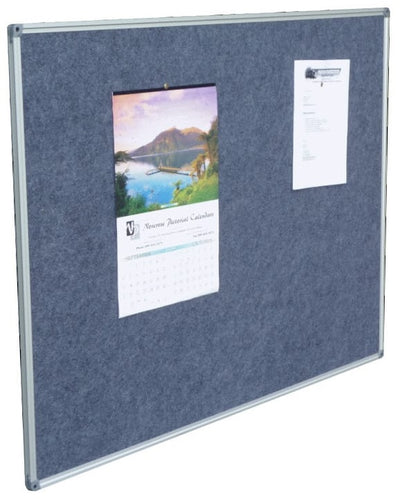 Fabric Pin Board with Aluminium Frame - 6 Sizes