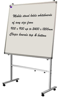 PROWITE Porcelain Enamel Single-sided Mobile Whiteboard - 5 Sizes