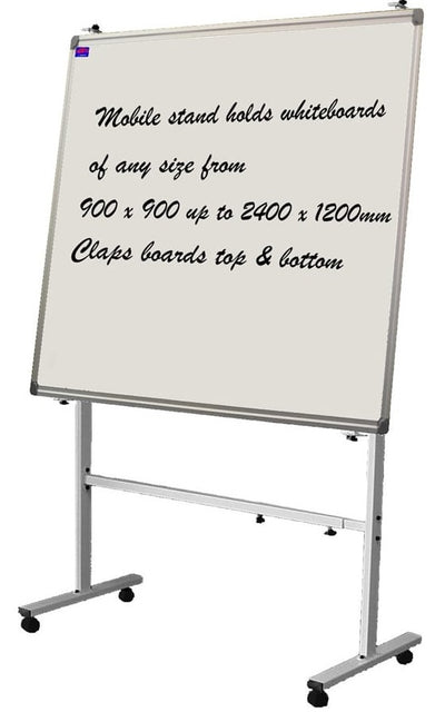 PROWITE Porcelain Enamel Single-sided Mobile Whiteboard - 5 Sizes
