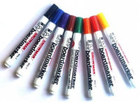Snowman Chisel Tip Whiteboard Markers - Wallet of 8