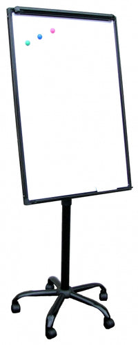 PROWITE Mobile Flipchart Easel with Whiteboard and Pad