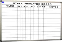 PROWITE Staff Indicator Whiteboard - 4 Sizes