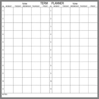 PROWITE Glass Writing Board with Gloss Black Back - 600mm x 900mm