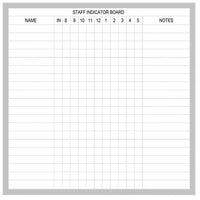 PROWITE Staff Indicator Whiteboard - 4 Sizes
