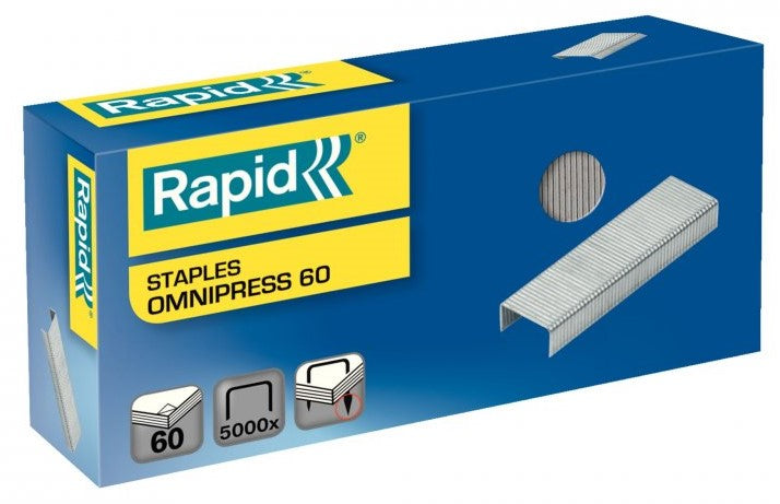 Rapid O60 Omnipress Staples - Box of 5000