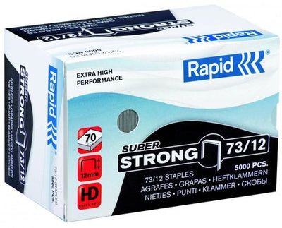 Rapid 73/12 Staples - Box of 5000