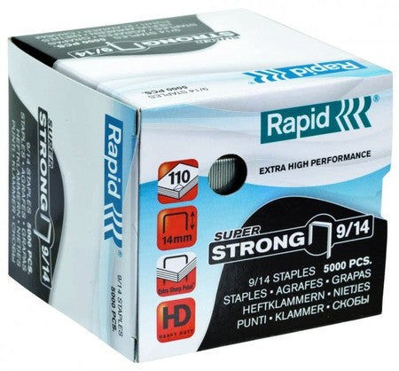 Rapid 9/14 Staples - Box of 5000