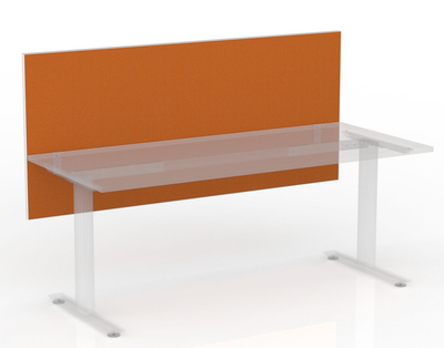 Active 25 Desk Mounted Screen for Agile Desk - 3 Sizes — Active 25 Screen Desk Mounted   Red