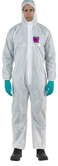 AlphaTec 1500 SMS Coverall in White - Pack of 50 - 4 Sizes