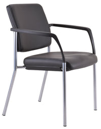 Buro Lindis 4-Leg Visitor Chair with Armrests - 3 Fabric Options