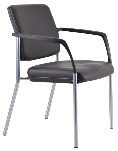Buro Lindis 4-Leg Visitor Chair with Armrests - 3 Fabric Options