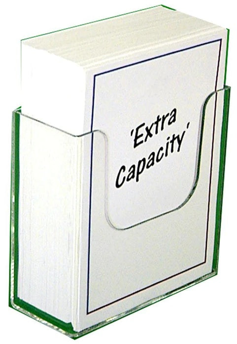 A4 Single Pocket Wall Mounting Brochure Holder - Extra Capacity