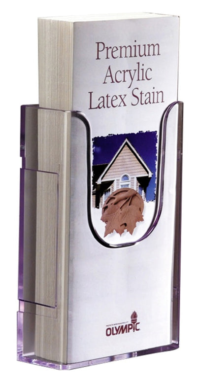 DLE Single Pocket Flat Back Linking Wall Mounted Brochure Holder