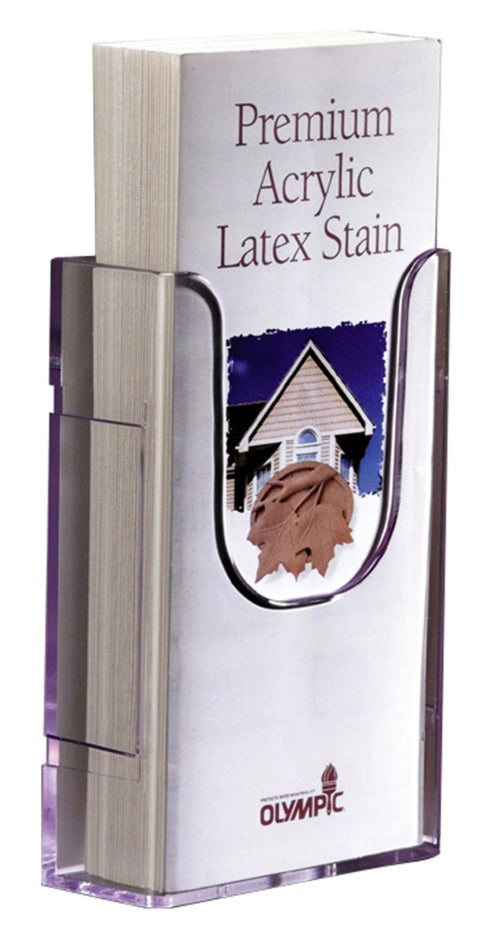 DLE Single Pocket Flat Back Linking Wall Mounted Brochure Holder