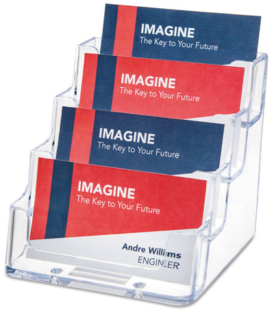 Four Pocket Landscape Business Card Holder