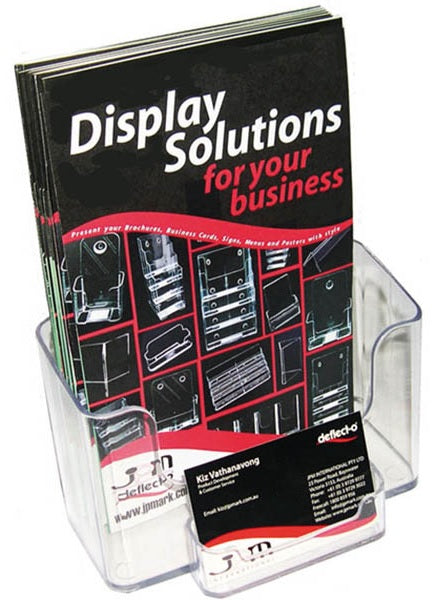 A5 Single Pocket Brochure Holder with Business Card Holder