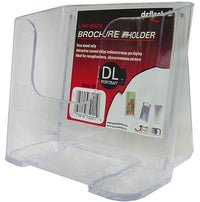 DLE Single Pocket Free Standing Brochure Holder - Low Back