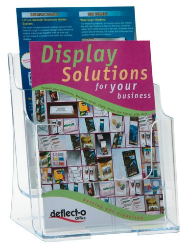 A5 Two Pocket Single Column Free Standing/Wall Mounting Brochure Holder