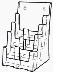 One A4/6 DLE Multi Pocket Combination Brochure Holders