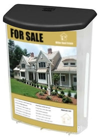A4 Wall Mounting Outdoor Brochure Holder with Flip Lid