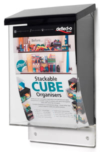 A5 Wall Mounting Outdoor Brochure Holder with Flip Lid