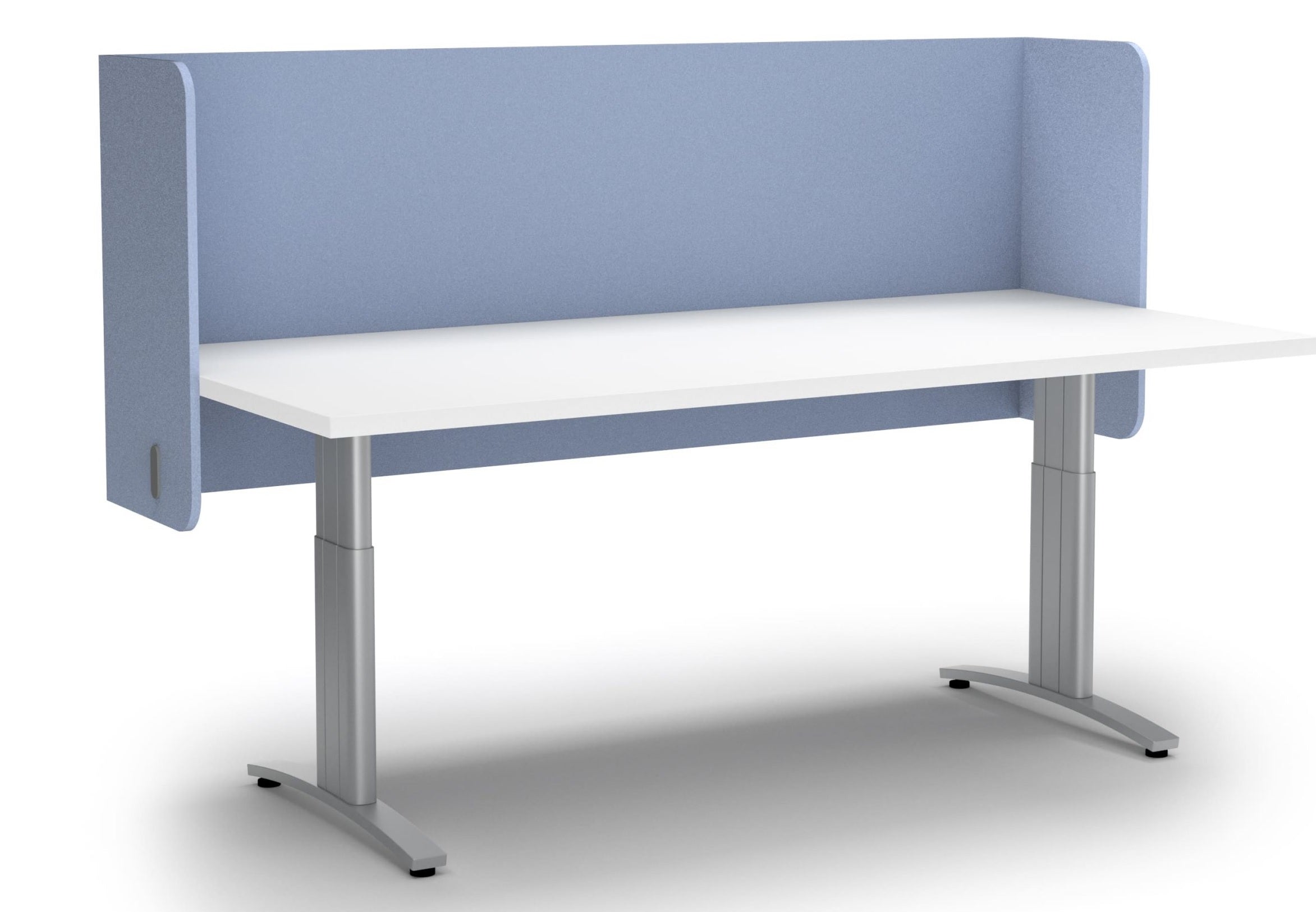 Boyd Acoustic Wrap Around Desk Screen - Modesty Panel