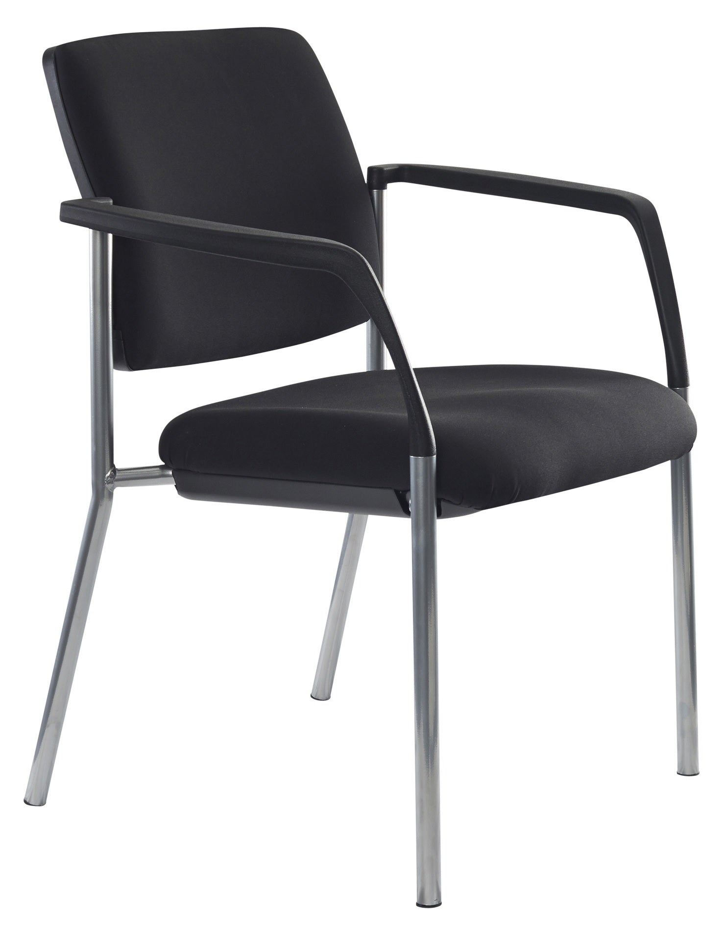 Buro Lindis 4-Leg Visitor Chair with Armrests - 3 Fabric Options