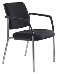Buro Lindis 4-Leg Visitor Chair with Armrests - 3 Fabric Options