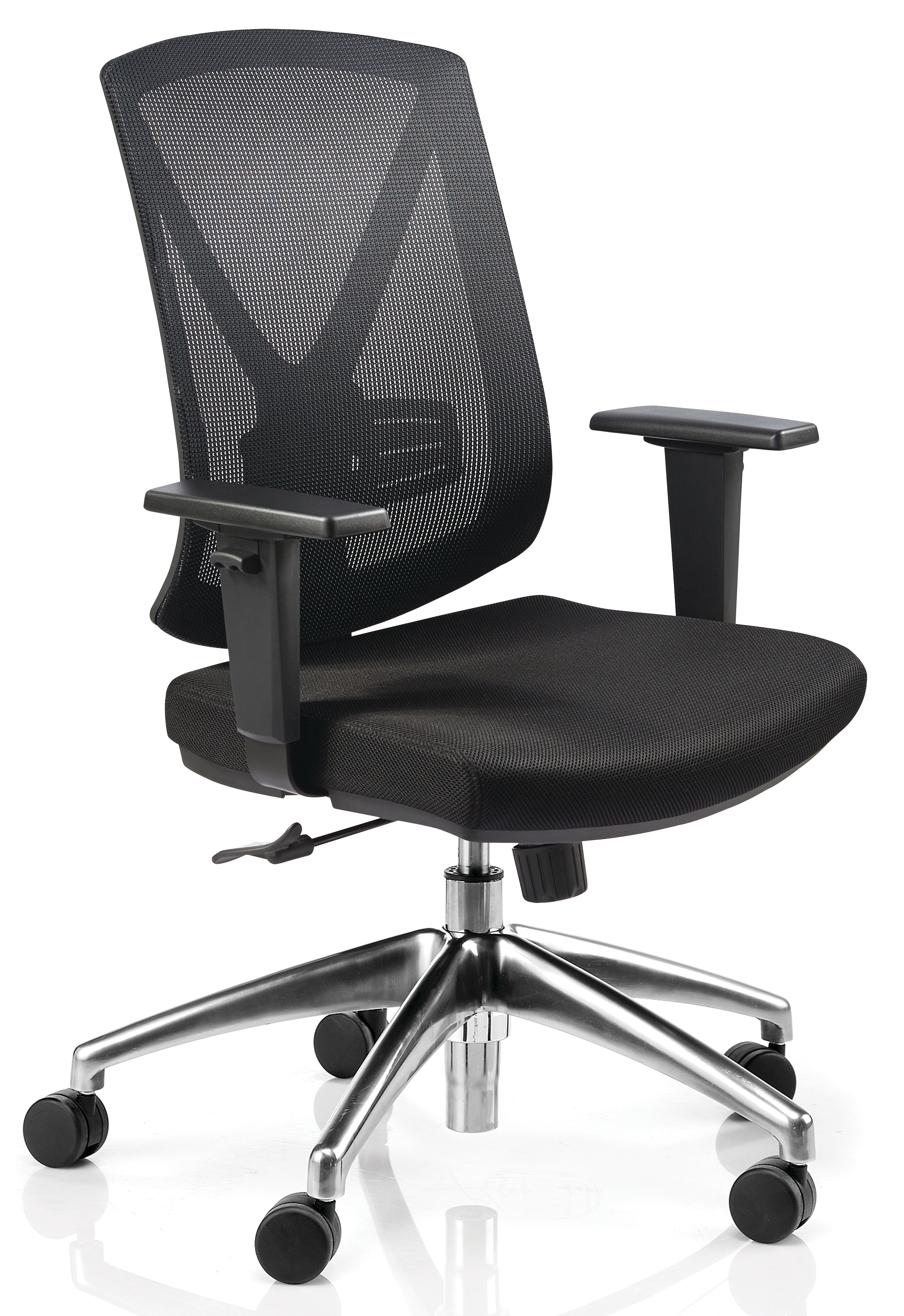 Buro Brio II Mesh Back Chair with Polished Base