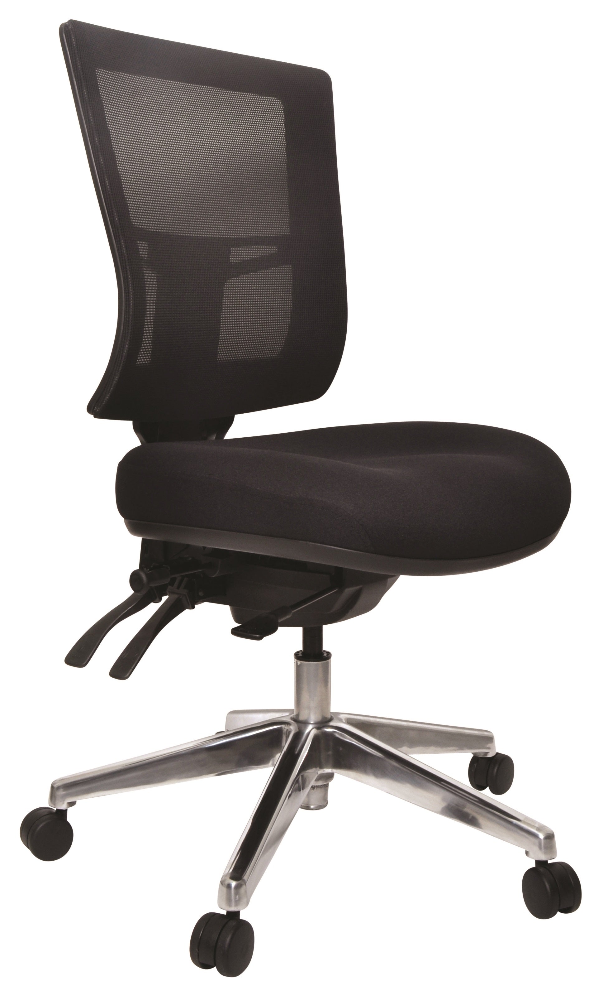 Buro Metro II 24/7 Mesh Back Chair with Polished Base
