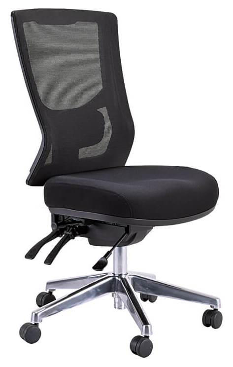 Buro Metro II 24/7 Highback Mesh Back Chair with Polished Base