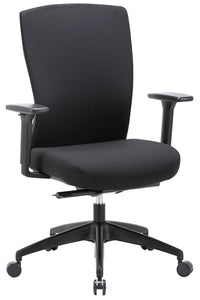 Buro Mentor Highback Ergonomic Office Chair with Upholstered Back - 2 Base Options