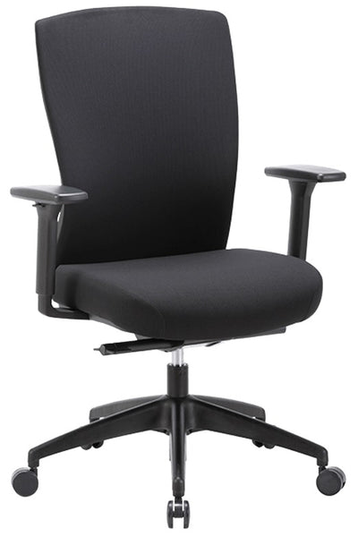 Buro Mentor Highback Ergonomic Office Chair with Upholstered Back - 2 Base Options