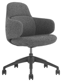 Buro Odyssey Visitor Chair - 4 Colour Options — Buro Odyssey in Dark Grey Fabric